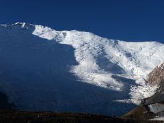 05B Lenin Peak shines white in the late afternoon sun from Ak-Sai Travel Lenin Peak Camp 1 4400m